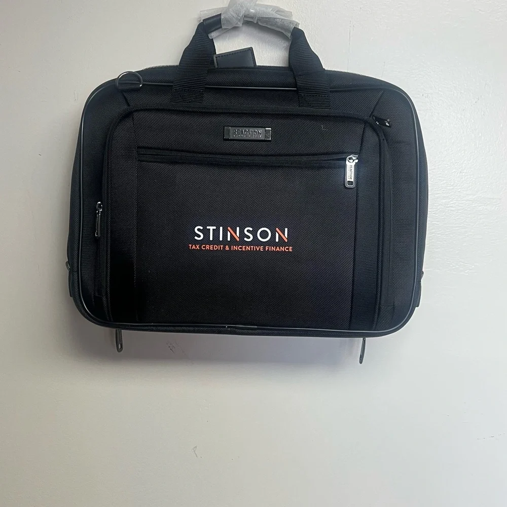 Reaction Kenneth Cole Black Laptop Bag